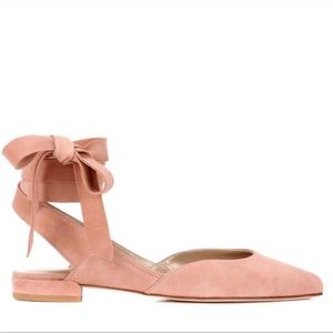 STUART WEITZMAN Suede Slingback Flats